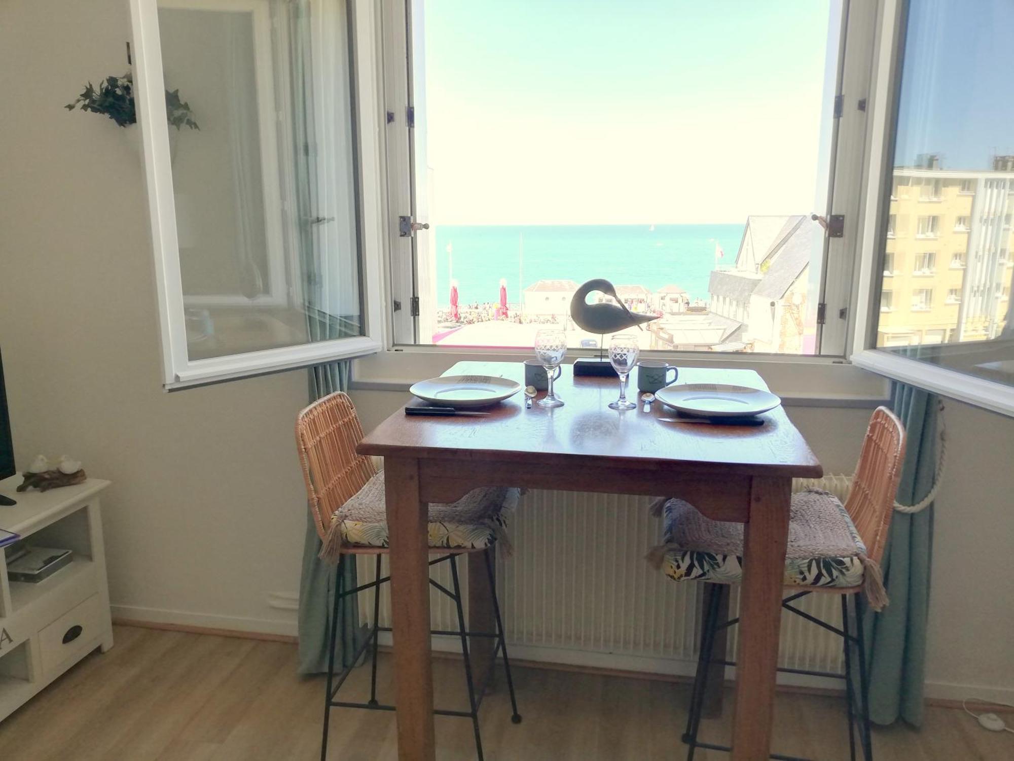 L'Horizon Vue Mer Et Falaises Fécamp Buitenkant foto